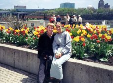 Adoptive Family Photo: On Our Honeymoon at Niagra Falls, click to view bigger version