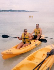 Adoptive Family Photo: Kayaking in Jamaica, click to view bigger version