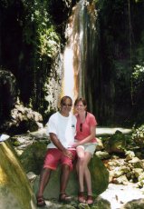 Adoptive Family Photo: Waterfalls in St. Lucia, click to view bigger version