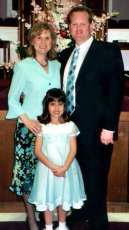 Adoptive Family Photo: Easter Sunday at <br>Church, click to view bigger version