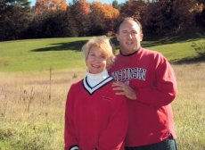 Adoptive Family Photo: Standing in Our Front Yard-Lots of <br>Open Area and Beautiful Views, click to view bigger version