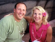 Adoptive Family Photo: Enjoying Our First Hawaiian Luau, click to view bigger version