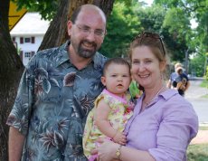 Adoptive Family Photo: The Family at a Summer Outing, click to view bigger version