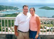 Adoptive Family Photo: On Our Honeymoon at U.S.<br>Virgin Islands, click to view bigger version