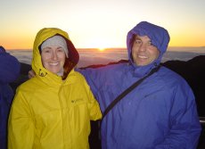 Adoptive Family Photo: Sunrise at Haleakala in Maui, click to view bigger version