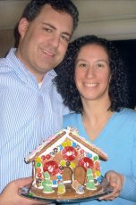 Adoptive Family Photo: Our Gingerbread House, click to view bigger version