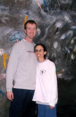 Adoptive Family Photo: Indoor Rock Climbing, click to view bigger version