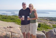 Adoptive Family Photo: In Acadia National Park in Maine, click to view bigger version