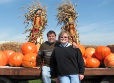 Adoptive Family Photo: At a Pumpkin Patch, click to view bigger version