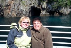 Adoptive Family Photo: Enjoying an Alaskan Boat Ride, click to view bigger version