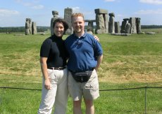 Adoptive Family Photo: Sightseeing at Stonehenge, click to view bigger version