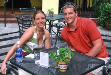 Adoptive Family Photo: Lunch in Puerto Rico, click to view bigger version