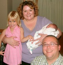 Adoptive Family Photo: Celebrating the Birth of a Brand<br> New Nephew, click to view bigger version