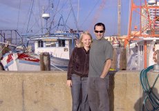 Adoptive Family Photo: Shrimp Boats in Mississippi, click to view bigger version