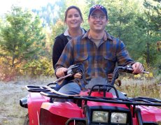 Adoptive Family Photo: Taking a Ride Up in the Mountains, click to view bigger version