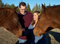 Adoptive Family Photo: Out at the Ranch, click to view bigger version