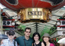 Adoptive Family Photo: Traveling with Friends in Japan, click to view bigger version