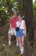 Adoptive Family Photo: Hiking a Rainforest in<br>St. Kitts, click to view bigger version