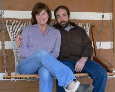 Adoptive Family Photo: On Our Porch Swing, click to view bigger version