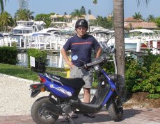 Adoptive Family Photo: John Touring Sanibel Island, click to view bigger version
