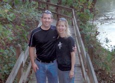 Adoptive Family Photo: Enjoying a Hike Near a Lake, click to view bigger version