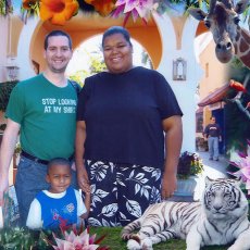 Adoptive Family Photo: Busch Gardens, click to view bigger version