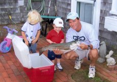Adoptive Family Photo: Scott�s Big Catch, click to view bigger version