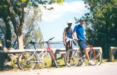 Adoptive Family Photo: Bike Ride in Bermuda, click to view bigger version