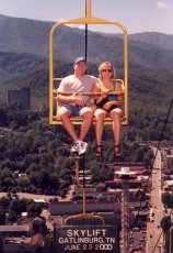 Adoptive Family Photo: Sky View of Gatlinburg, click to view bigger version