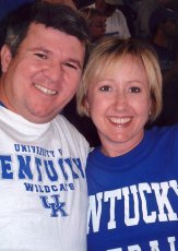 Adoptive Family Photo: Cheering at a Football Game, click to view bigger version