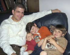 Adoptive Family Photo: With the Nephews, click to view bigger version