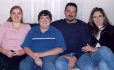 Adoptive Family Photo: Celebrating Thanksgiving with Mike�s Children, click to view bigger version