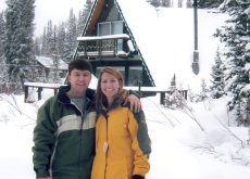 Adoptive Family Photo: Our Cabin in the Mountains, click to view bigger version