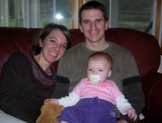 Adoptive Family Photo: Hanging Out with Our Niece, click to view bigger version