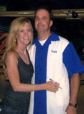 Adoptive Family Photo: Bowling with Friends, click to view bigger version