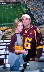 Adoptive Family Photo: At an Arizona State <br>Football Game, click to view bigger version