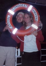 Adoptive Family Photo: Goofing Around on the Deck, click to view bigger version