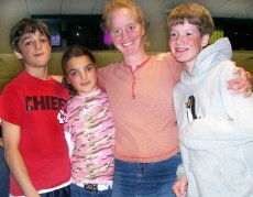 Adoptive Family Photo: Bowling for Big Brothers, click to view bigger version