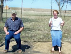 Adoptive Family Photo: Just a Swingin�, click to view bigger version