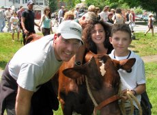 Adoptive Family Photo: Parade in Vermont, click to view bigger version