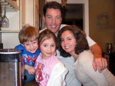 Adoptive Family Photo: Making Ice Cream with Our Niece and Nephew, click to view bigger version