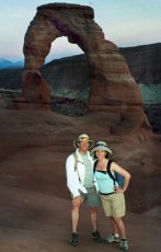 Adoptive Family Photo: Hiking in Utah at<br>Arches National Park, click to view bigger version