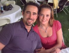 Adoptive Family Photo: At a Friend�s Wedding Reception, click to view bigger version