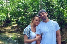 Adoptive Family Photo: At the River Near the New Land in <br>the Dominican Republic for the<br>Children�s Orphanage, click to view bigger version