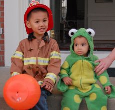 Adoptive Family Photo: Happy Halloween!, click to view bigger version