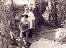 Adoptive Family Photo: Enjoying a Nearby Walking Trail, click to view bigger version