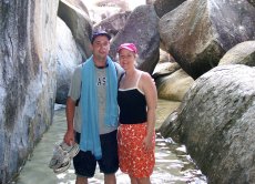 Adoptive Family Photo: Exploring Caves in Tortola, click to view bigger version