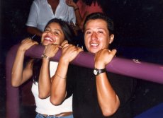 Adoptive Family Photo: Fun at a Friend�s Party!, click to view bigger version