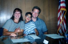 Adoptive Family Photo: Rob�s Adoption Day, click to view bigger version