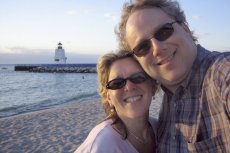 Adoptive Family Photo: On Vacation in Charlevoix, MI, click to view bigger version